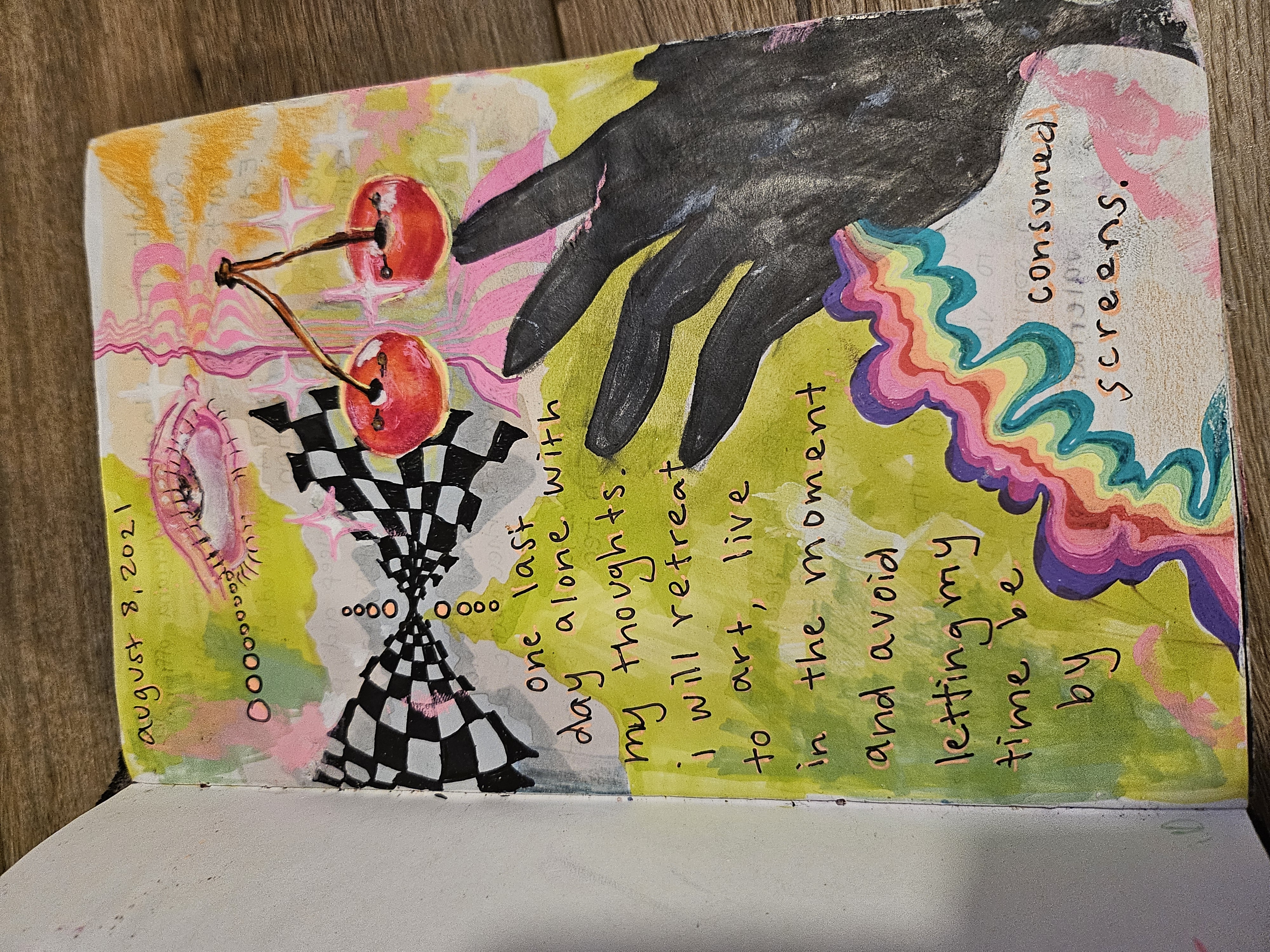 80s type doodles